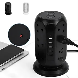 Tower Power Strip Flat Plug