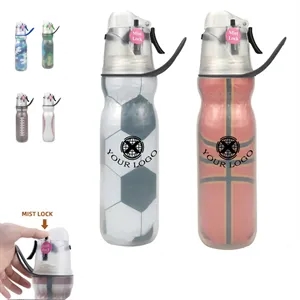 50 MOQ 16Oz Sports Spray Misting Water Bottle