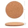 Round Absorbent Cork Coffee Coaster | https://www.bestnamebadges.com