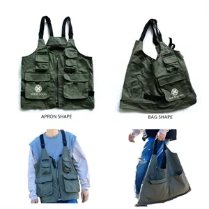10 MOQ Multifunctional Tote Bag Outdoor Work Vest