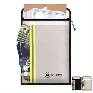 Fireproof Document Bag with 2 Pockets