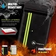 Fireproof Document Bag with 2 Pockets | https://www.bestnamebadges.com