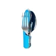 Folding Camping Utensils Cutlery Set | https://www.bestnamebadges.com