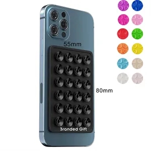 Silicone suction cup phone case adhesive bracket