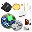 Stainless Steel Portable Cutlery Set For Outdoor Picnic | https://www.bestnamebadges.com