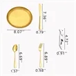 Stainless Steel Portable Cutlery Set For Outdoor Picnic | https://www.bestnamebadges.com