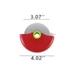 Detachable Stainless Steel Round Roller Pizza Cutter | https://www.bestnamebadges.com