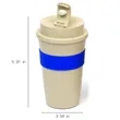 Eco-Friendly Reusable Biodegradable Wheat Straw Fiber Cups | https://www.bestnamebadges.com