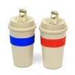 Eco-Friendly Reusable Biodegradable Wheat Straw Fiber Cups | https://www.bestnamebadges.com