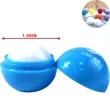 Customizable Round Ball Shape Lip Balm | https://www.bestnamebadges.com
