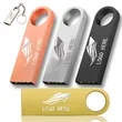 Customizable Logo Metal U Disk Keychain | https://www.bestnamebadges.com