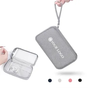 All-In-One Travel Data Cable Storage Case Bag