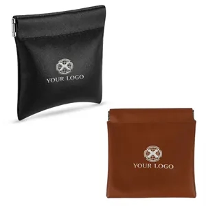 Leather PU Shrapnel Storage Makeup Coin Bag