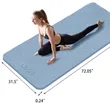 TPE Yoga Mat Non Slip | https://www.bestnamebadges.com