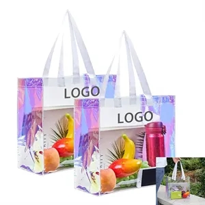 Iridescent Clear Tote Bag