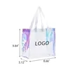 Iridescent Clear Tote Bag | https://www.bestnamebadges.com
