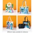 Iridescent Clear Tote Bag | https://www.bestnamebadges.com