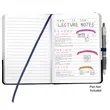 Capitola Notepad Notebook with Pen Loop | https://www.bestnamebadges.com
