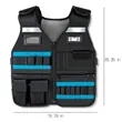 Multi-Pocket Tool Vest Reflective Hardware Safety Clothes | https://www.bestnamebadges.com