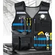 Multi-Pocket Tool Vest Reflective Hardware Safety Clothes | https://www.bestnamebadges.com