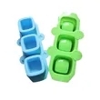 Stackable Flexible Silicone Ice Cube Tray Mold | https://www.bestnamebadges.com