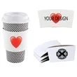Disposable Coffee Cold Drink Paper Cup Sleeve | https://www.bestnamebadges.com