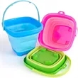 Collapsible Beach Bucket | https://www.bestnamebadges.com