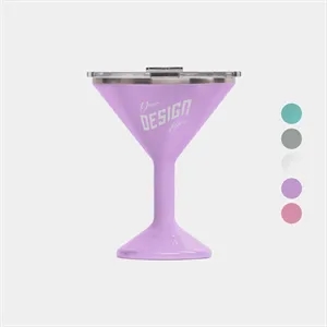 8 oz ORCA® Stainless Steel Insulated Chasertini w/ Clear Lid | https://www.bestnamebadges.com