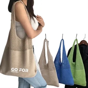 Crochet Mesh Beach Tote Bag