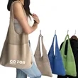 Crochet Mesh Beach Tote Bag | https://www.bestnamebadges.com