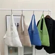 Crochet Mesh Beach Tote Bag | https://www.bestnamebadges.com