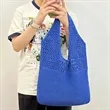 Crochet Mesh Beach Tote Bag | https://www.bestnamebadges.com