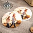 Paper Coasters - 4" Round | https://www.bestnamebadges.com