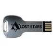 Custom Key Shape USB Flash Drives | https://www.bestnamebadges.com