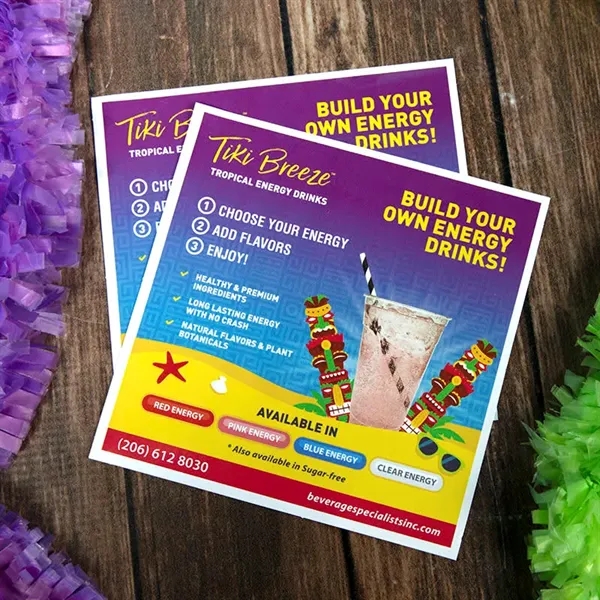 Full Color Square Stickers