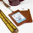 Custom Lanyards With PU Card Holders | https://www.bestnamebadges.com