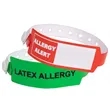 Medical Alert Wide Vinyl Wristbands | https://www.bestnamebadges.com