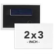 2 X 3 Inch Rectangle Wearable Clothing Magnet Buttons | https://www.bestnamebadges.com
