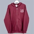 Custom Embroidered Unisex Full Zip Hoodies | https://www.bestnamebadges.com