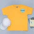 Custom Embroidered Youth Basic Cotton T-Shirts | https://www.bestnamebadges.com