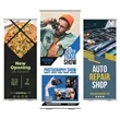 33 X 80 Inch Full Color Roll Up Retractable Banner Stands | https://www.bestnamebadges.com