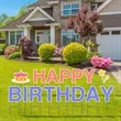 Happy Birthday Yard Letters | https://www.bestnamebadges.com