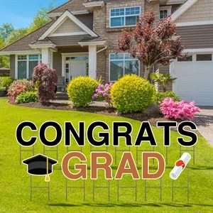 Congrats Grad Yard Letters
