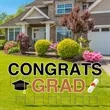 Congrats Grad Yard Letters | https://www.bestnamebadges.com