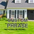 Custom Your Own Yard Letters | https://www.bestnamebadges.com