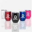 12 Oz. Custom Stainless Steel Wine Tumblers | https://www.bestnamebadges.com