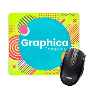 Fluorescent Neon Custom Printed Medium Mouse Pads