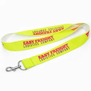 Fluorescent Neon Full Color Lanyards | https://www.bestnamebadges.com