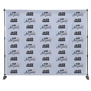 8ft X 10ft Step & Repeat Fabric Banner