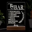 Custom LED Acrylic Light Stands | https://www.bestnamebadges.com
